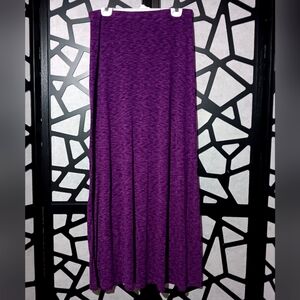 Spense - Space Dye Maxi Skirt / Tube Dress - Purple - L